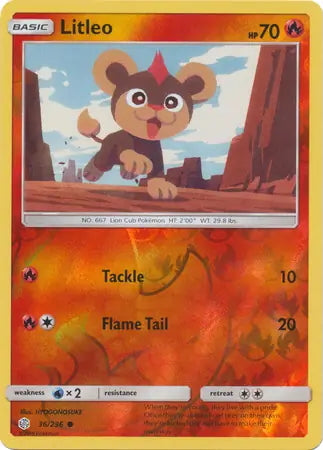 Cosmic Eclipse Litleo #36/236 reverse holo